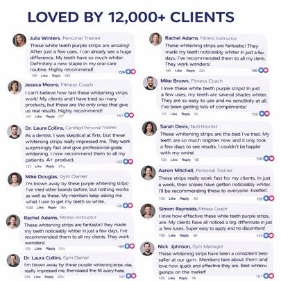 Purple Teeth Whitening 2.0 Strips